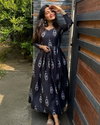 Tew Cotton Mix Western Floral Dress Collection Wholesale Market In Surat